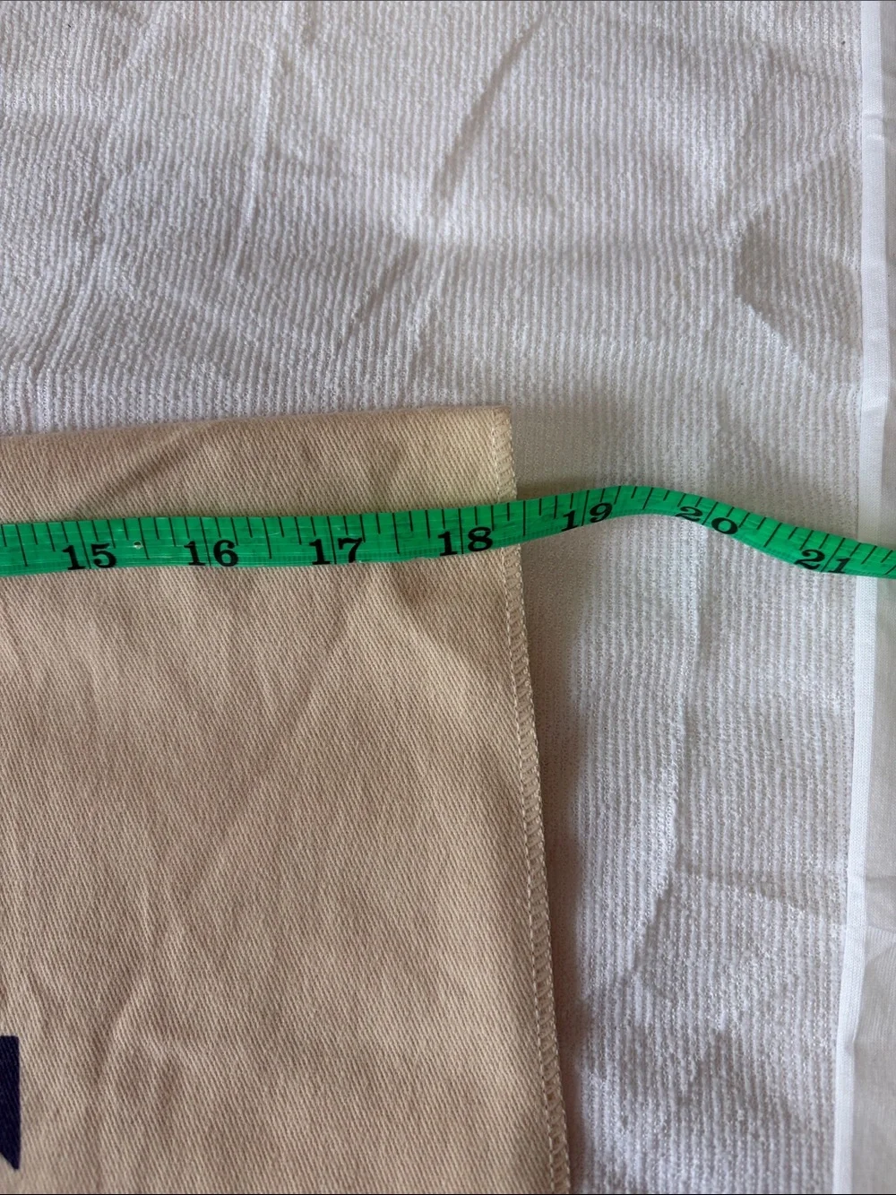 Genuine Louis Vuitton Tan and Black Branded Dust Cover